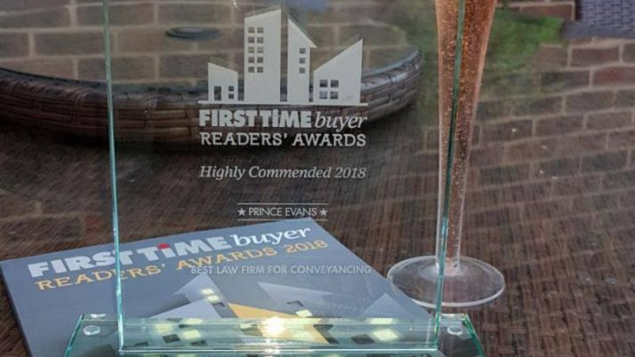 Highly Commended for our Conveyancing services as a Law Firm.