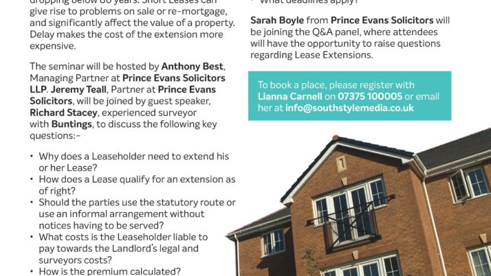 Social Housing Lease Extensions Seminar