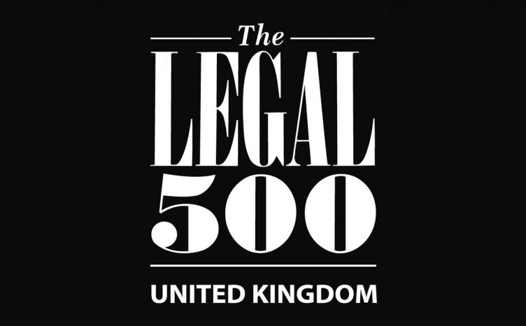 Prince Evans recognised by higher ﻿ranking in the Legal 500!