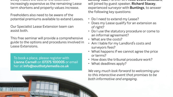 Free Seminar: Lease Extension Seminar