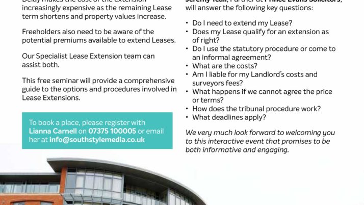 Free Seminar: Lease Extensions – Chiswick