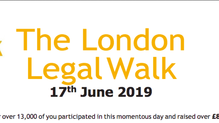 London Legal Walk – Help us help others!