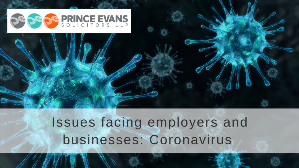 Issues facing employers and businesses: Coronavirus