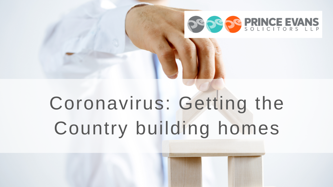 Coronavirus: Getting the Country building homes