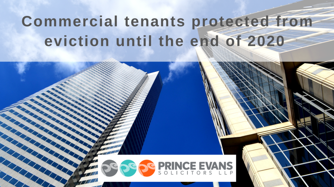 Commercial tenants protected from eviction until the end of 2020